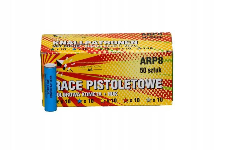 

Race Pistoletowe MIX Kolorów Hukowe ARP8 50 sztuk