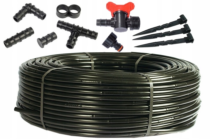 

Linia kroplująca 33cm 100m + 90 elem. kompensacja