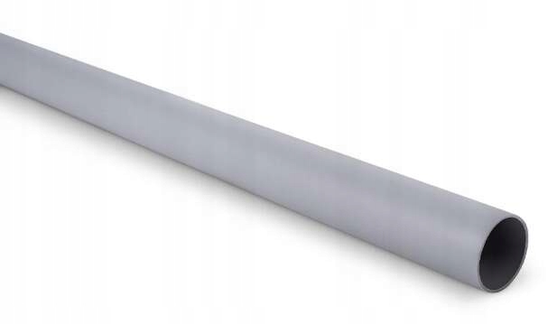 RURKA PCV SZTYWNA RURA ELEKTROINSTALACYJNA RL-25 SZARA RL 25 2M