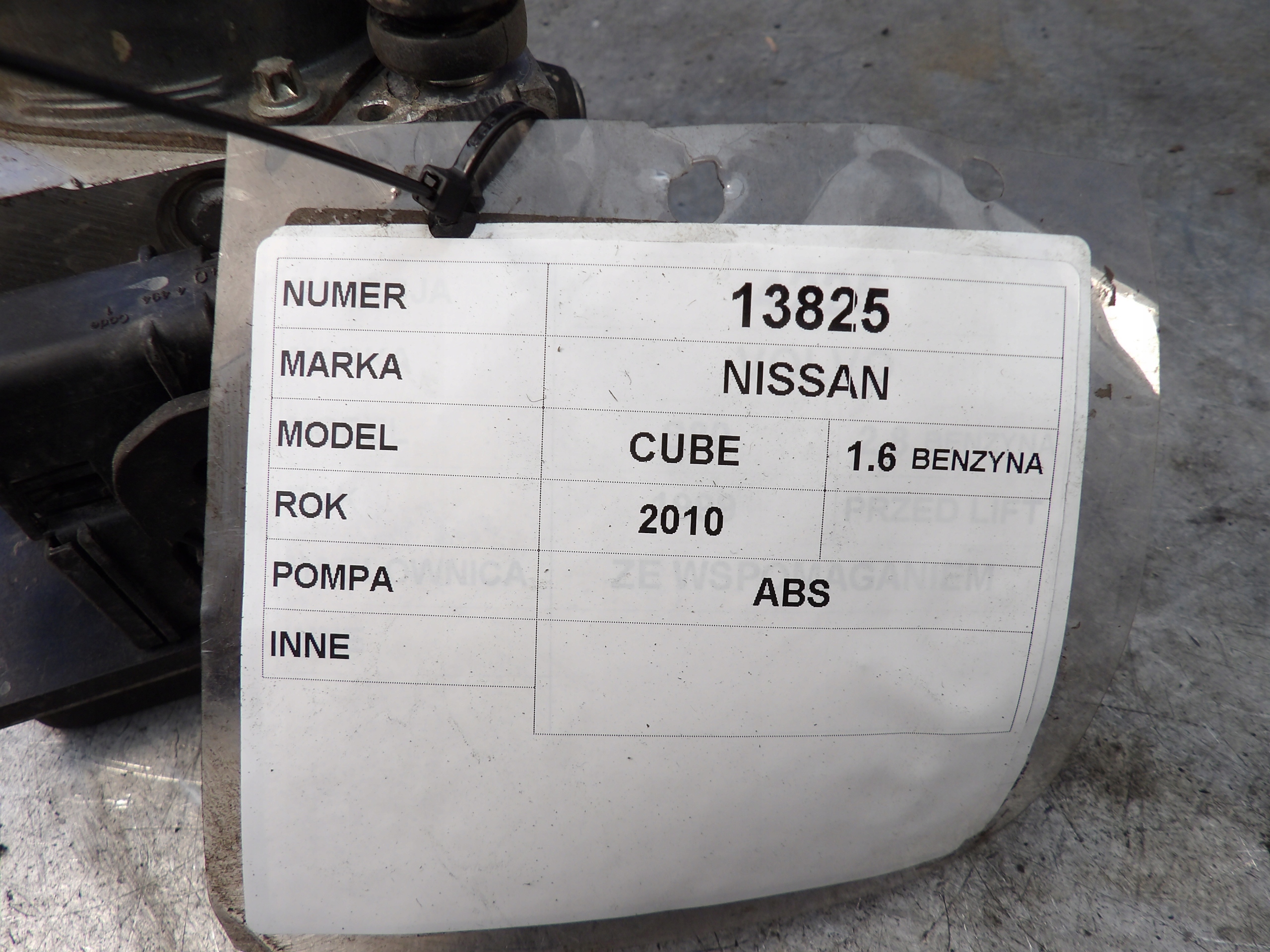 Nissan Cube Z12 Pompa ABS 026595166