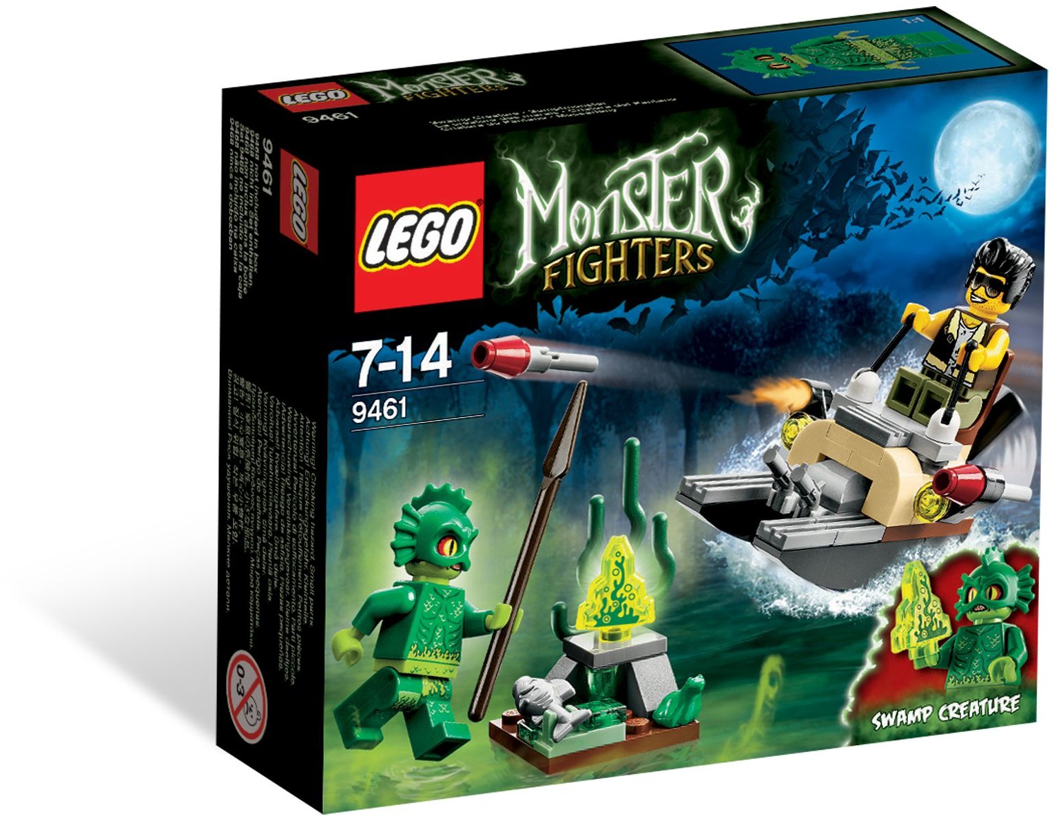 Lego Monster Fighters 9461 potwór z bagien