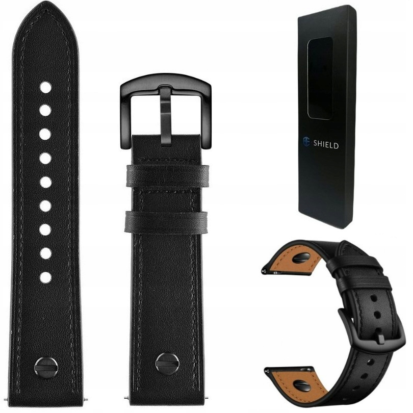 Skórzany Pasek Do Polar Grit X X Pro, Vantage M M2 Skóra Naturalna 22MM