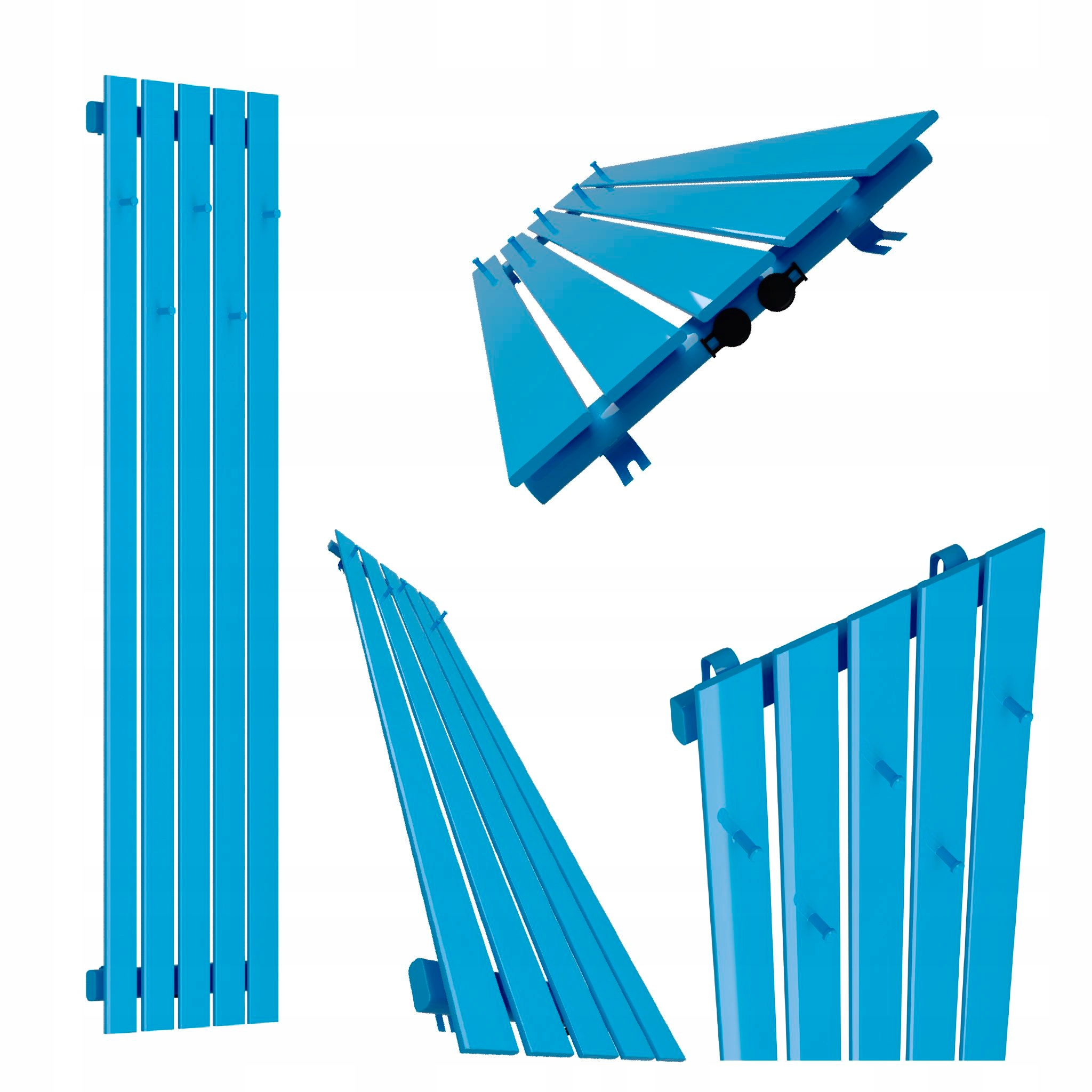 Dekorativní Radiátor Bellohook 100x38 Modrý