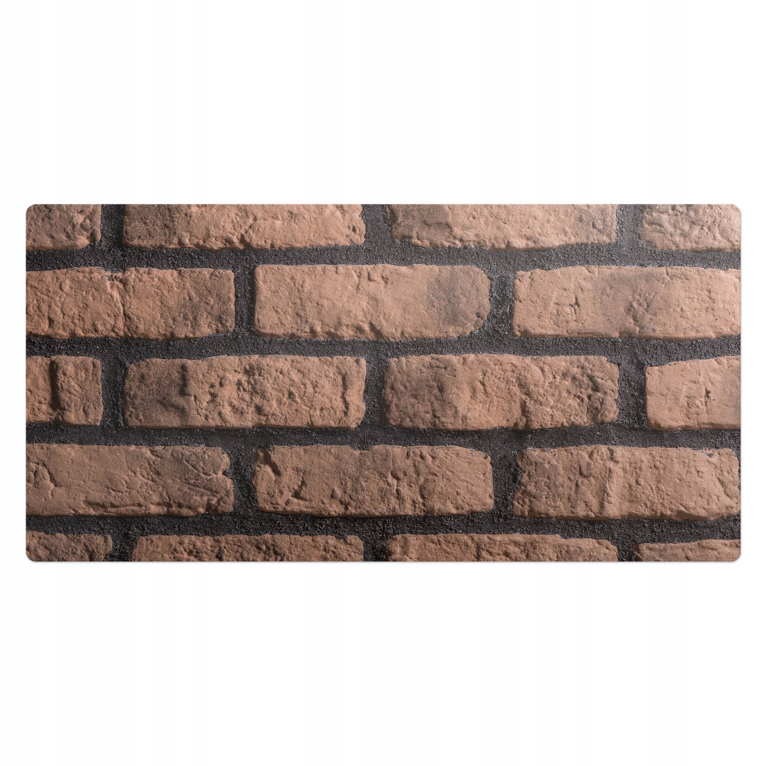 Antypoślizgowa winylowa mata dekoracyjna Wzór ceglanej struktury 100x50 cm