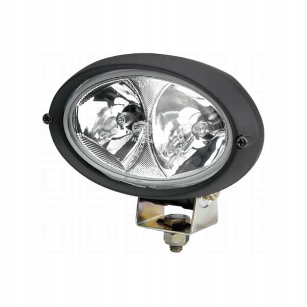 Halogenová pracovní lampa oválná 12V průhledná přišroubovatelná 160x78x128 mm