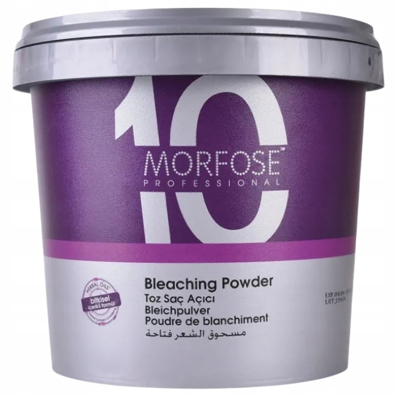 Modrý Zesvětlovač Vlasů 7 Tónů Chladný Blond Morfose 10 Powder 900 G