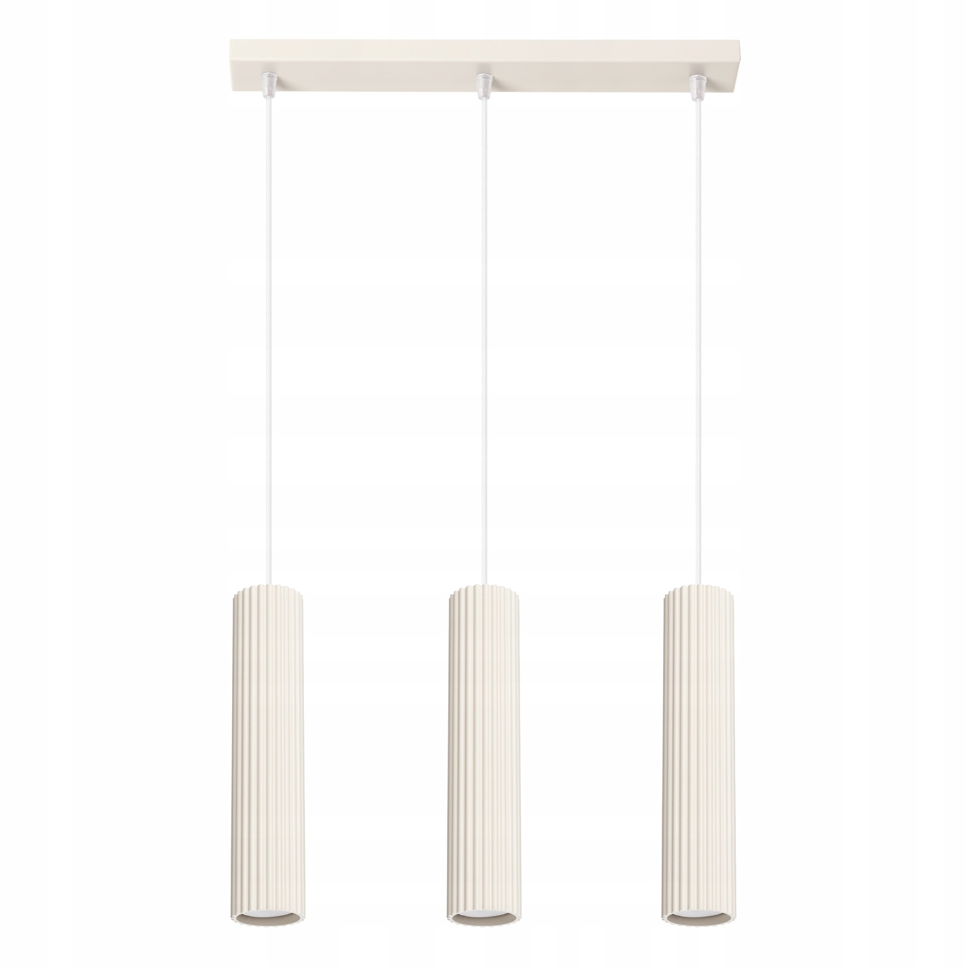 Lampa wisząca Karbon 3L beżowy