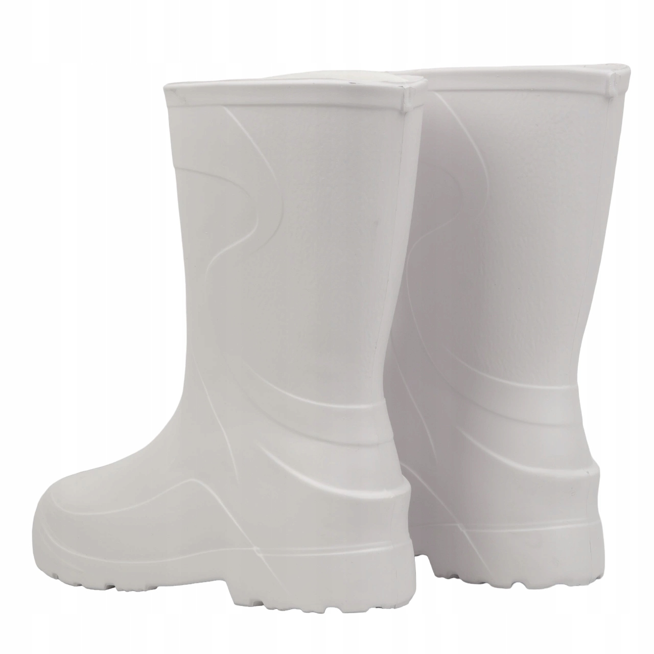 KALOSZE PIANKOWE dziecięce LEKKIE Białe 38 Materiał pianka