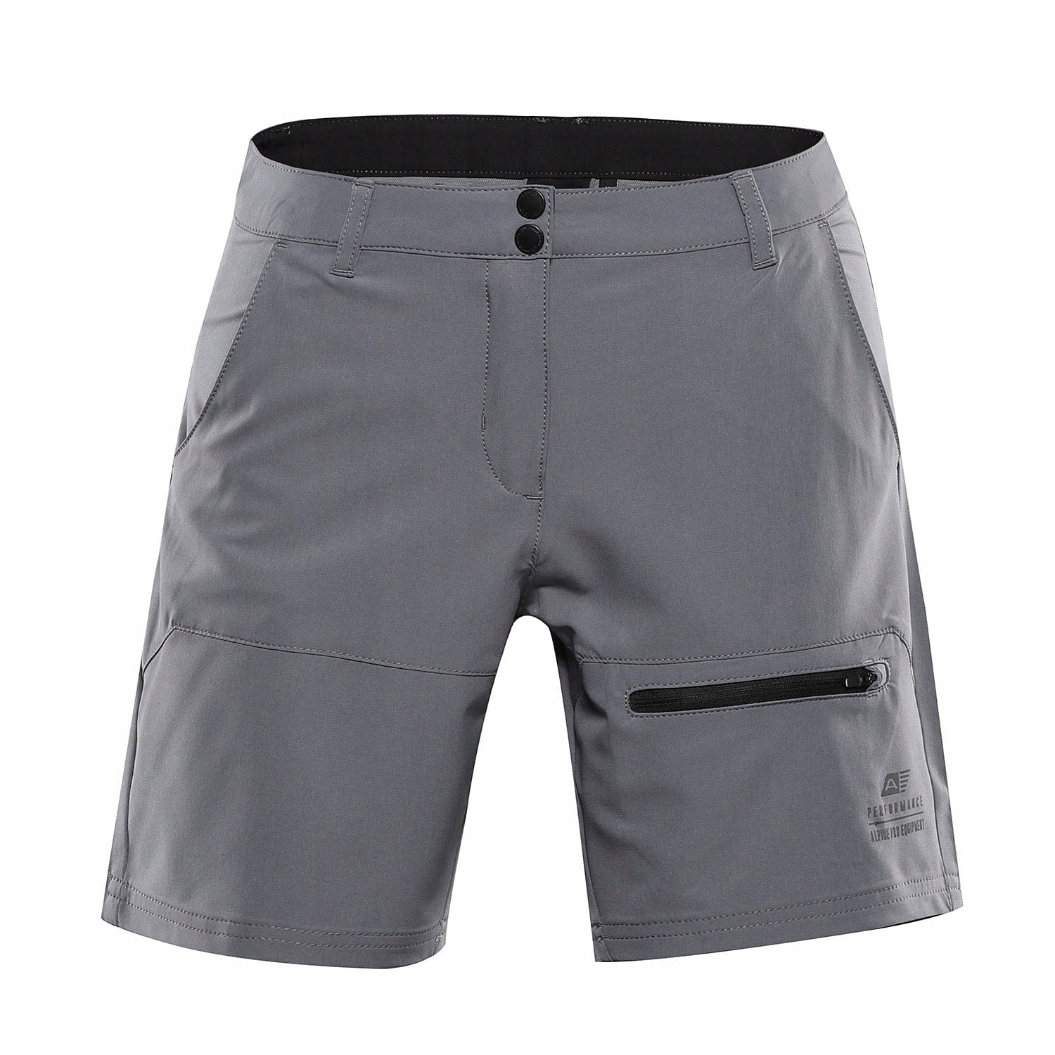 Alpine Pro Szorty trekkingowe damskie Baka softshellowe szare 38