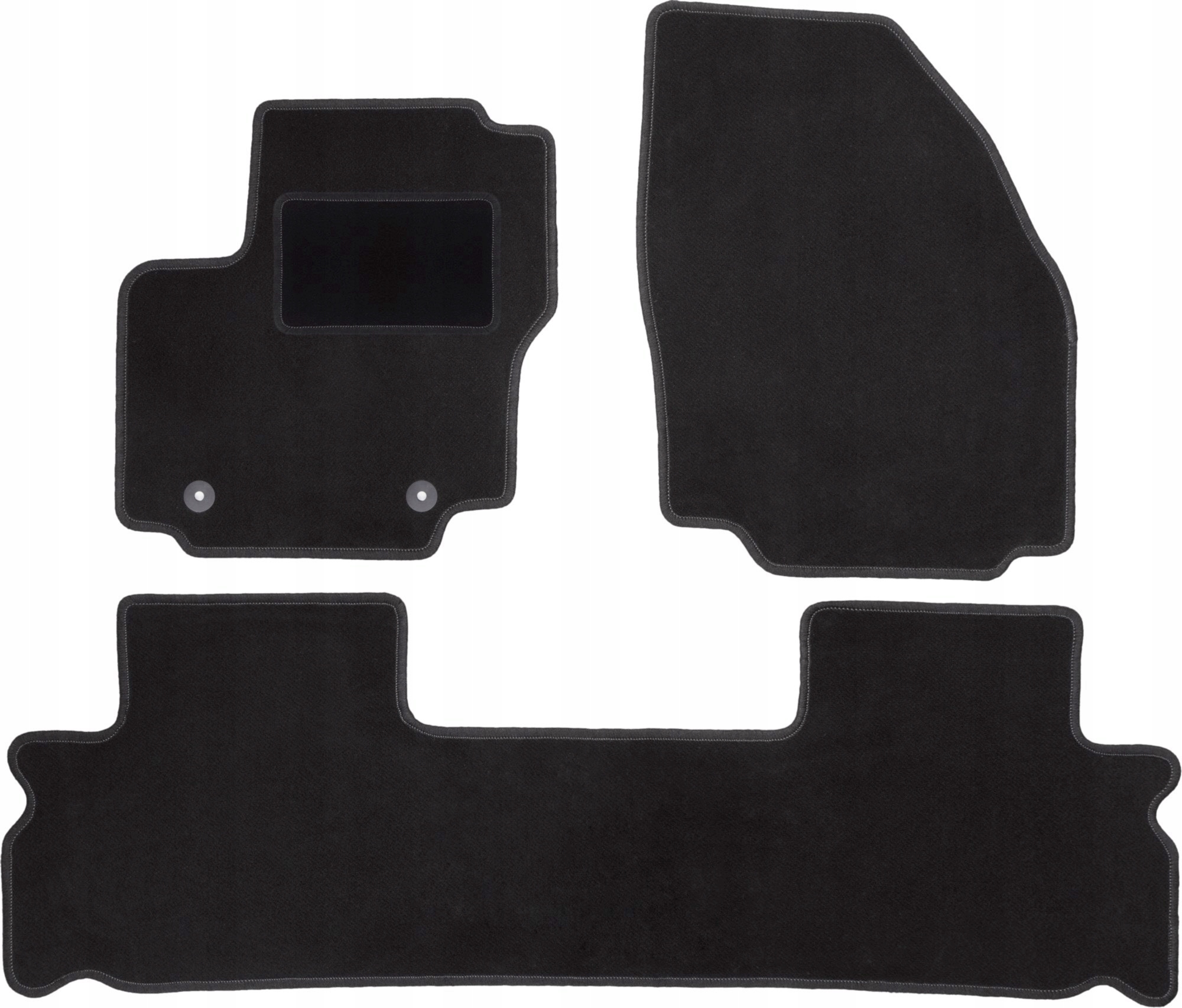 Autokoberce velurové pro Ford Galaxy MK2 minivan (2006-2012)