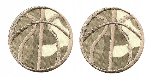 

piłka moro kosz para łaty naszywki Termo haft Sm