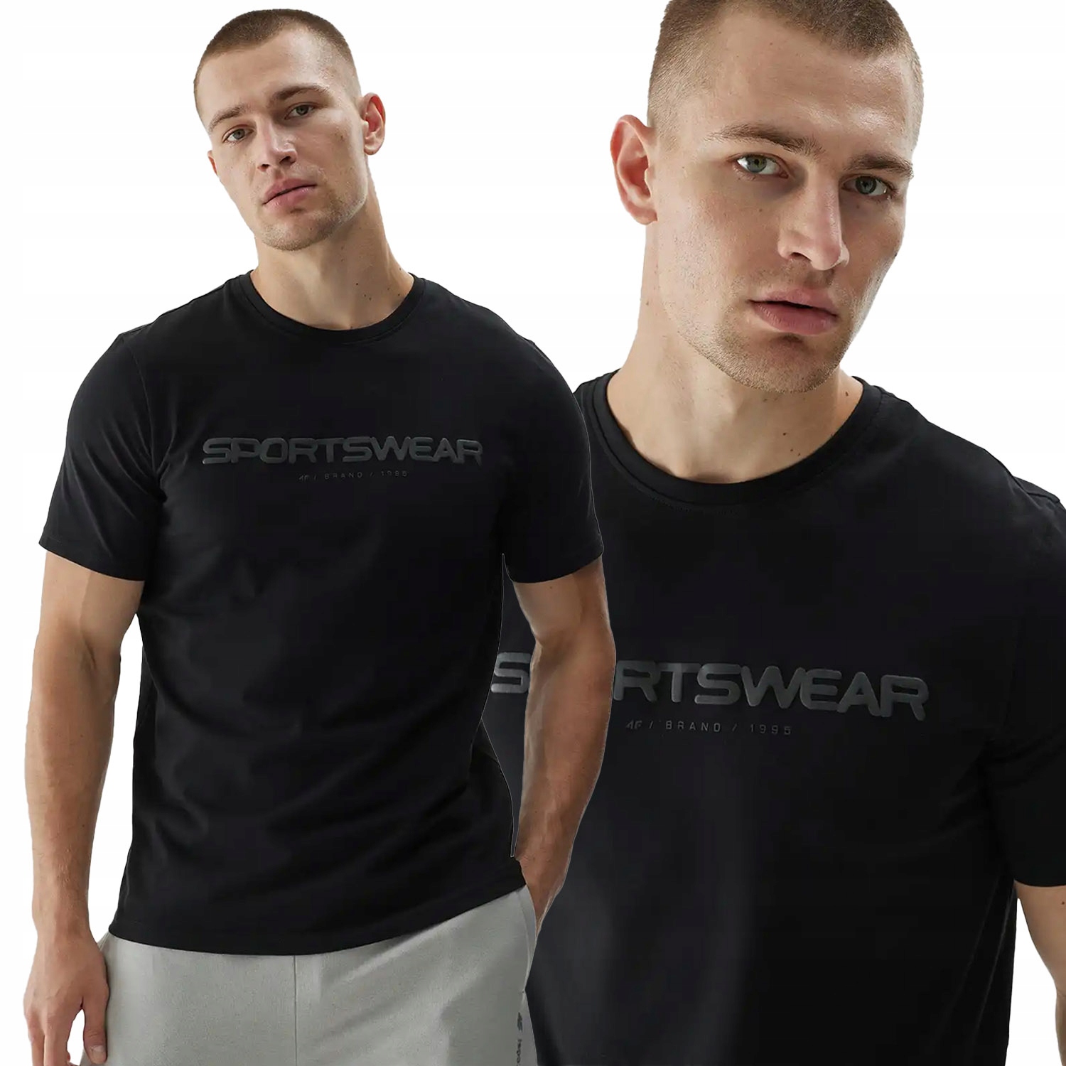 KOSZULKA MĘSKA 4F T-SHIRT SPORTOWY BAWEŁNIANY CASUAL AW24M1586 Rozmiar L
