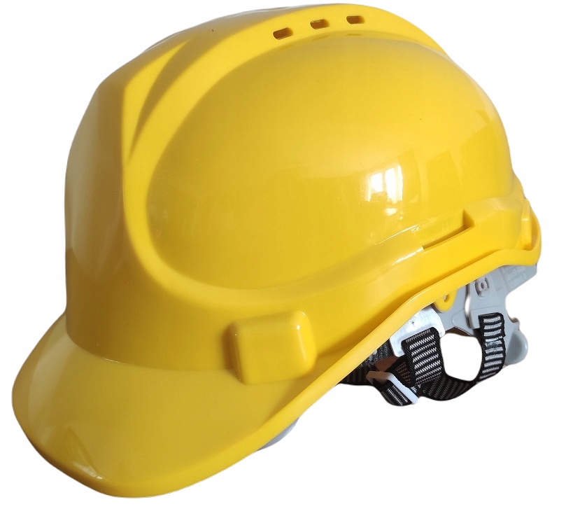 Защитный шлем OHS для работы PP-K 4-точечный желтый модель 4-точечный защитный шлем