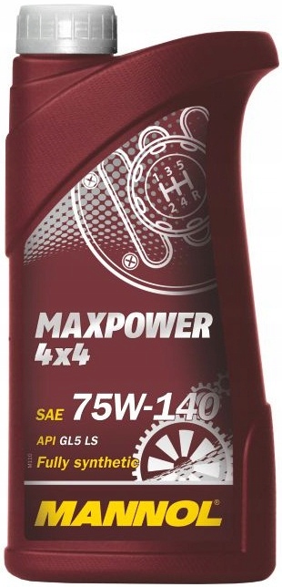 

Olej przekładniowy Mannol Maxpower 4X4 75W140 1L