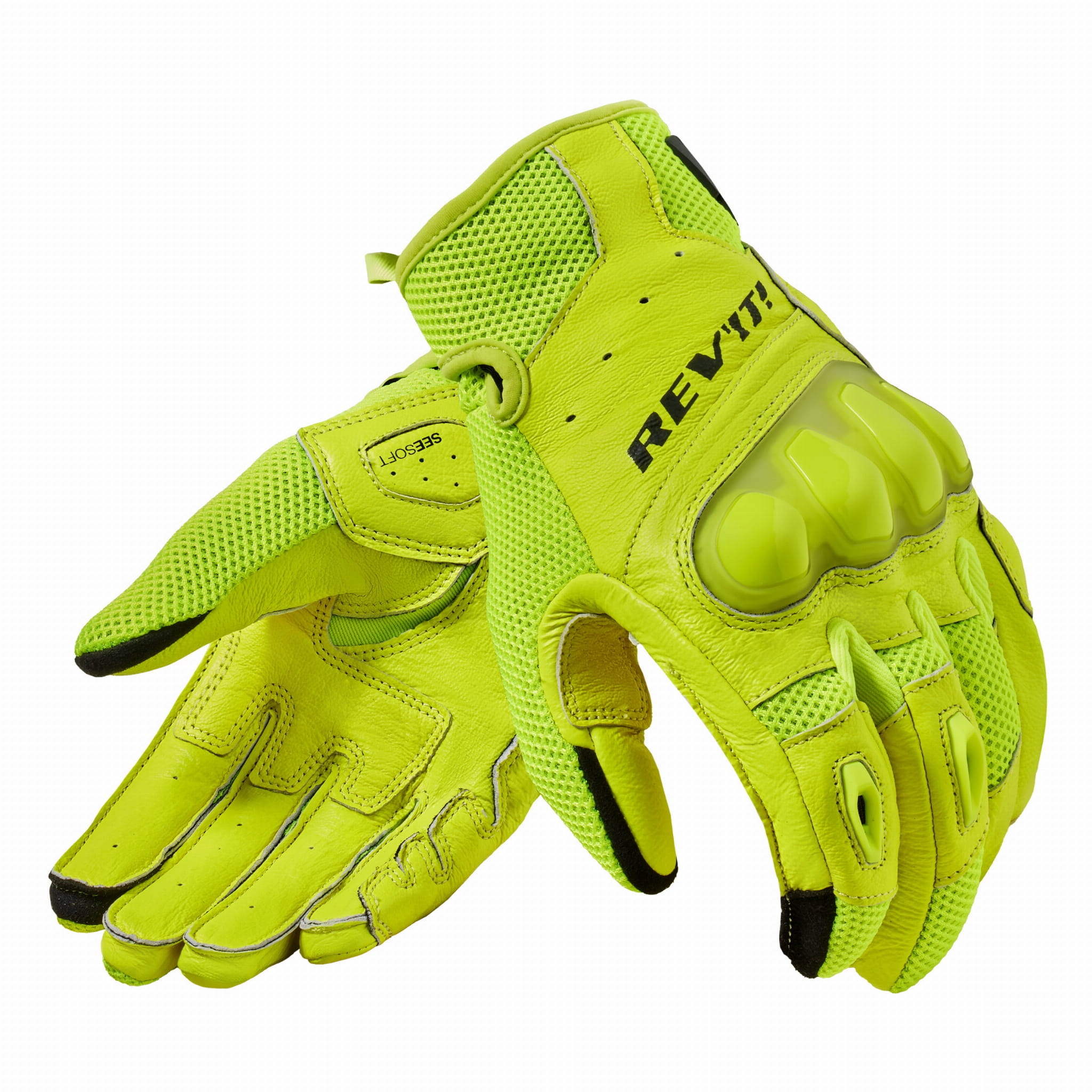Rev'it Ritmo Fluo Yellow Motocyklové Rukavice L