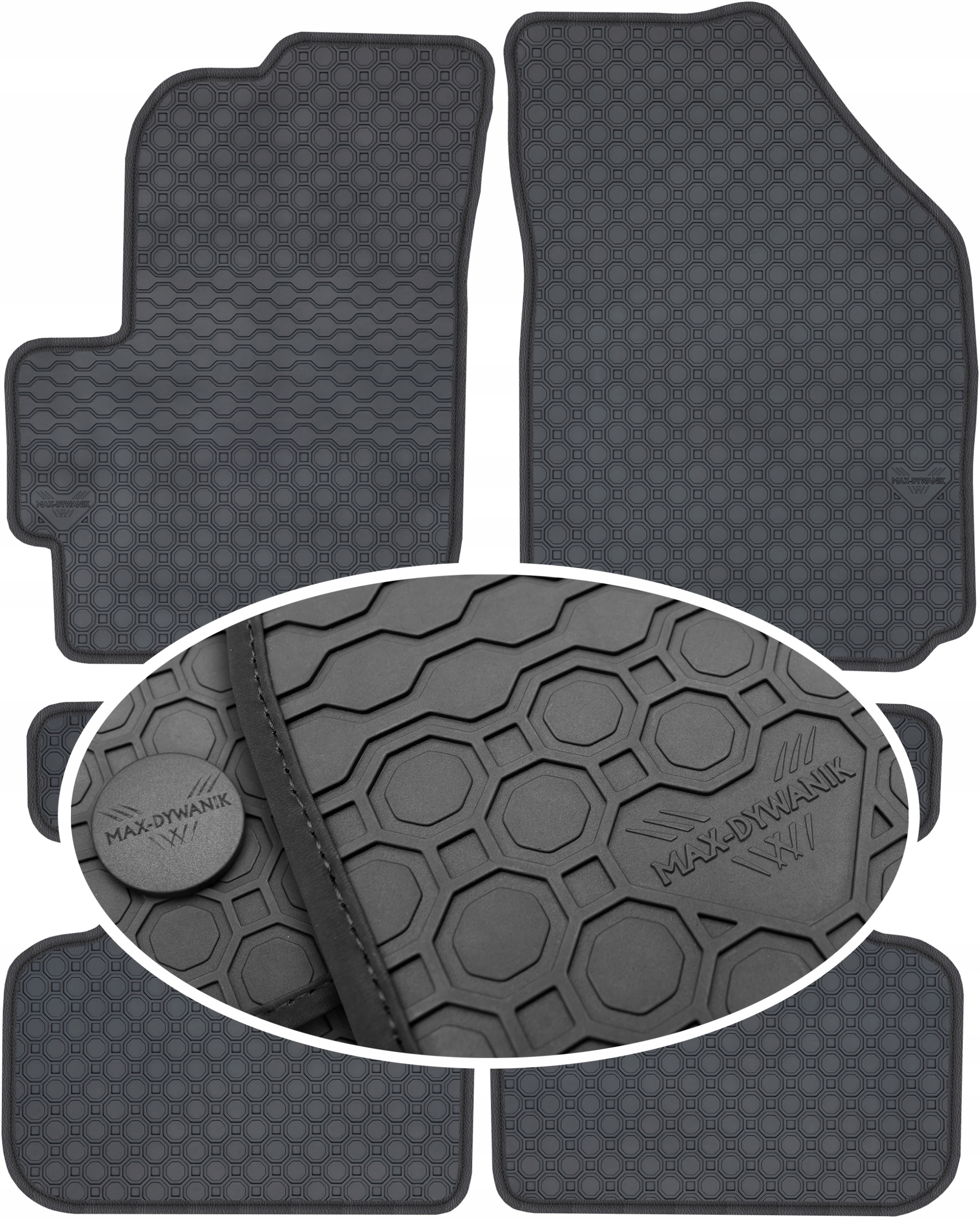 Chevrolet Matiz 2008-2011 Gumová rohožka PrimeLiner černá