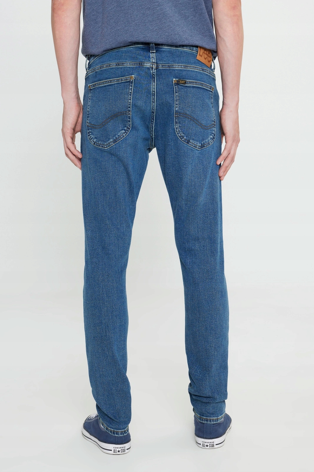 Pánské zúžené džínové kalhoty Lee Luke MID Blue 112388517 29/32