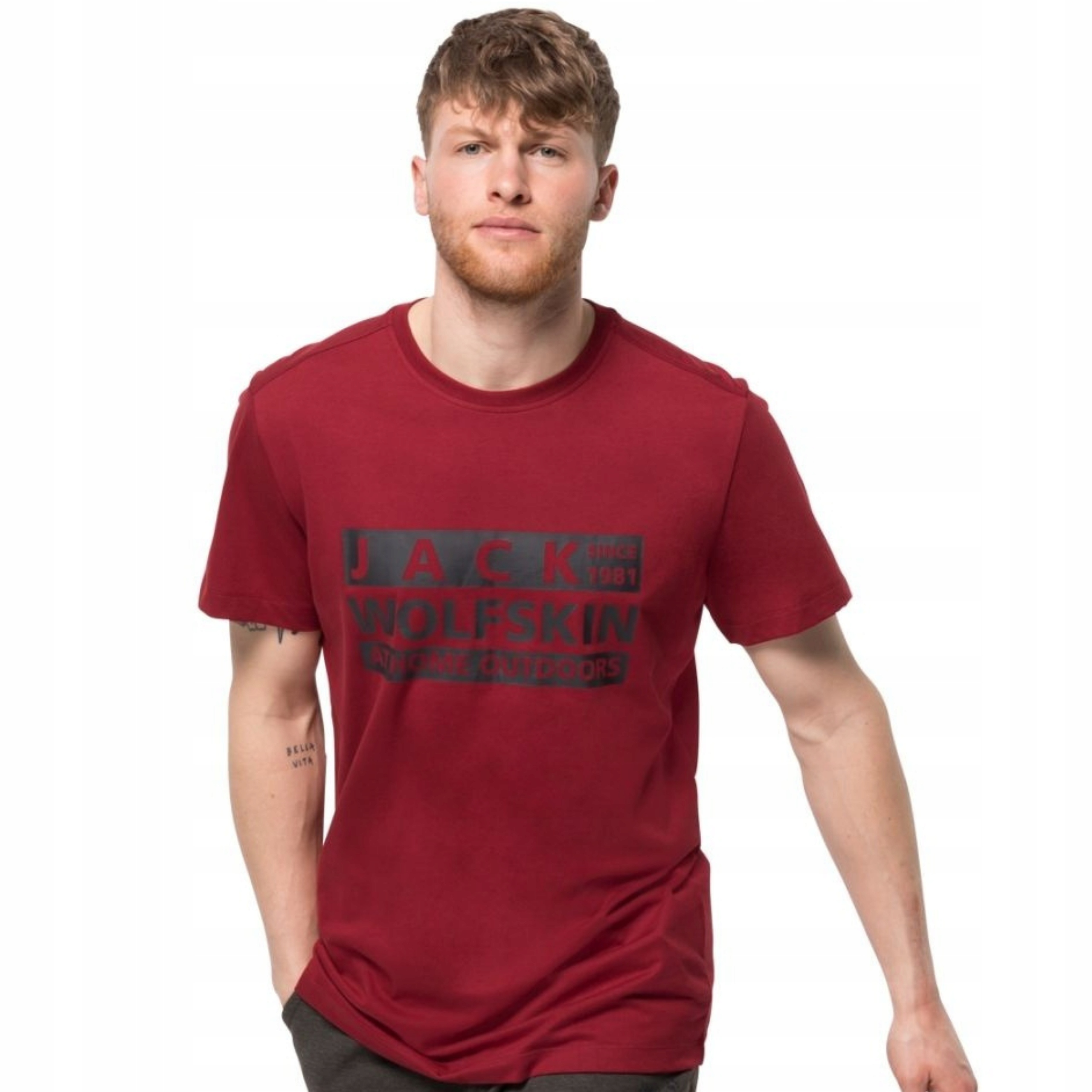 

Koszulka Męska Jack Wolfskin Bawełniana Lekka M