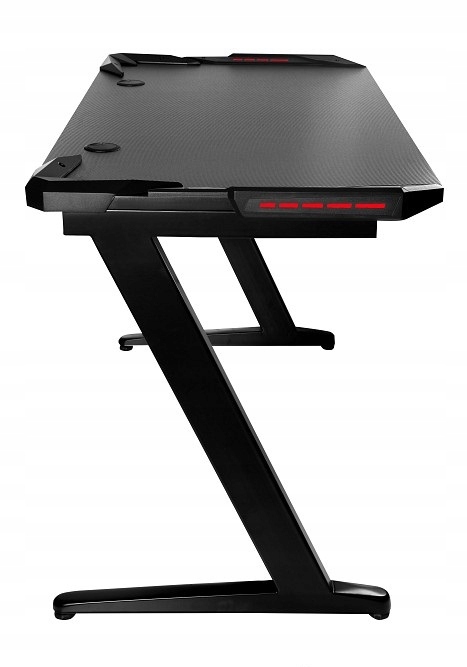 Fotel gamingowy z profesjonalnym biurkiemV4, zestaw dla gracza Szerokość mebla 122 cm