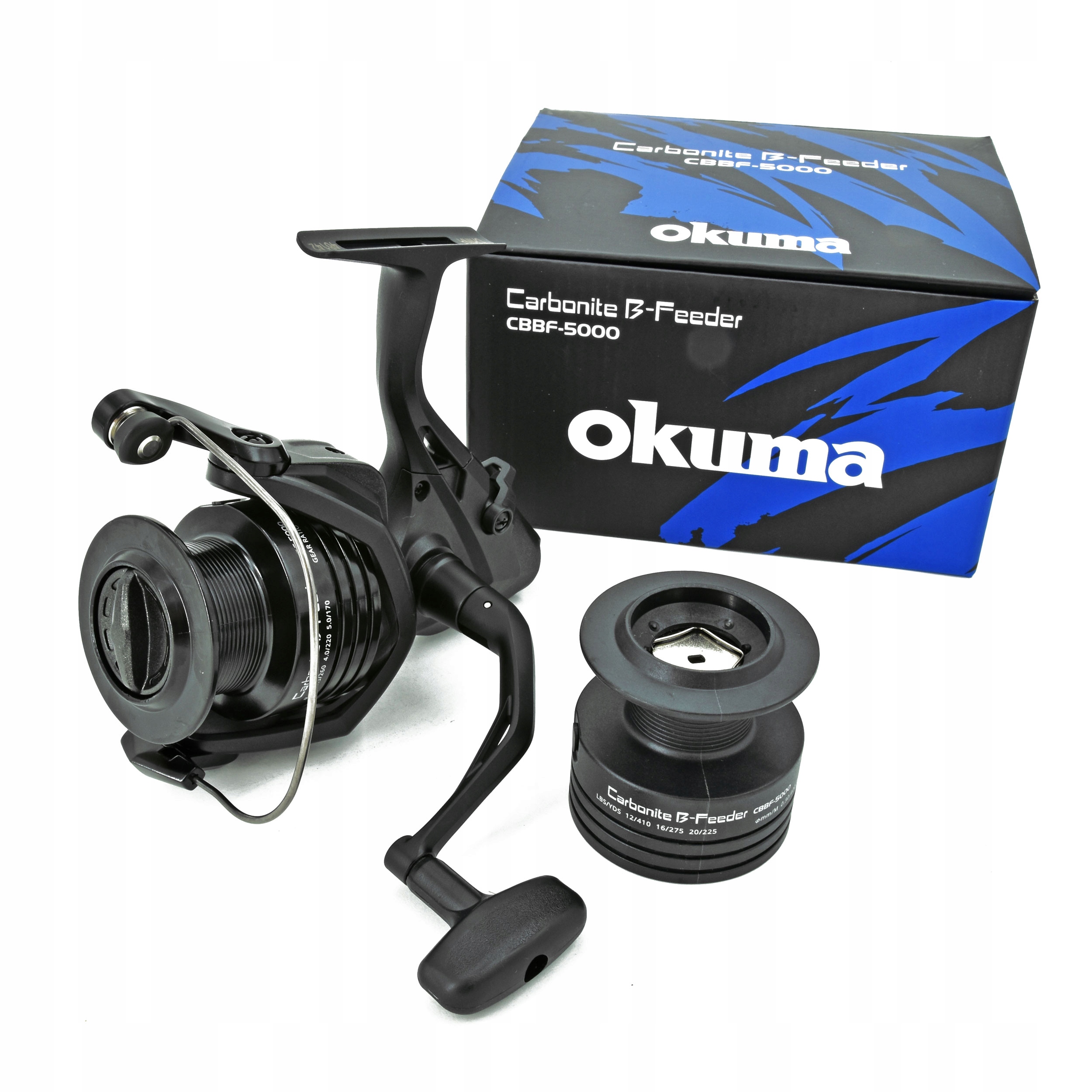 Kołowrotek karpiowy z wolnym biegiem Okuma Carbonite Cbbf 5000 Bf 1BB+1RB