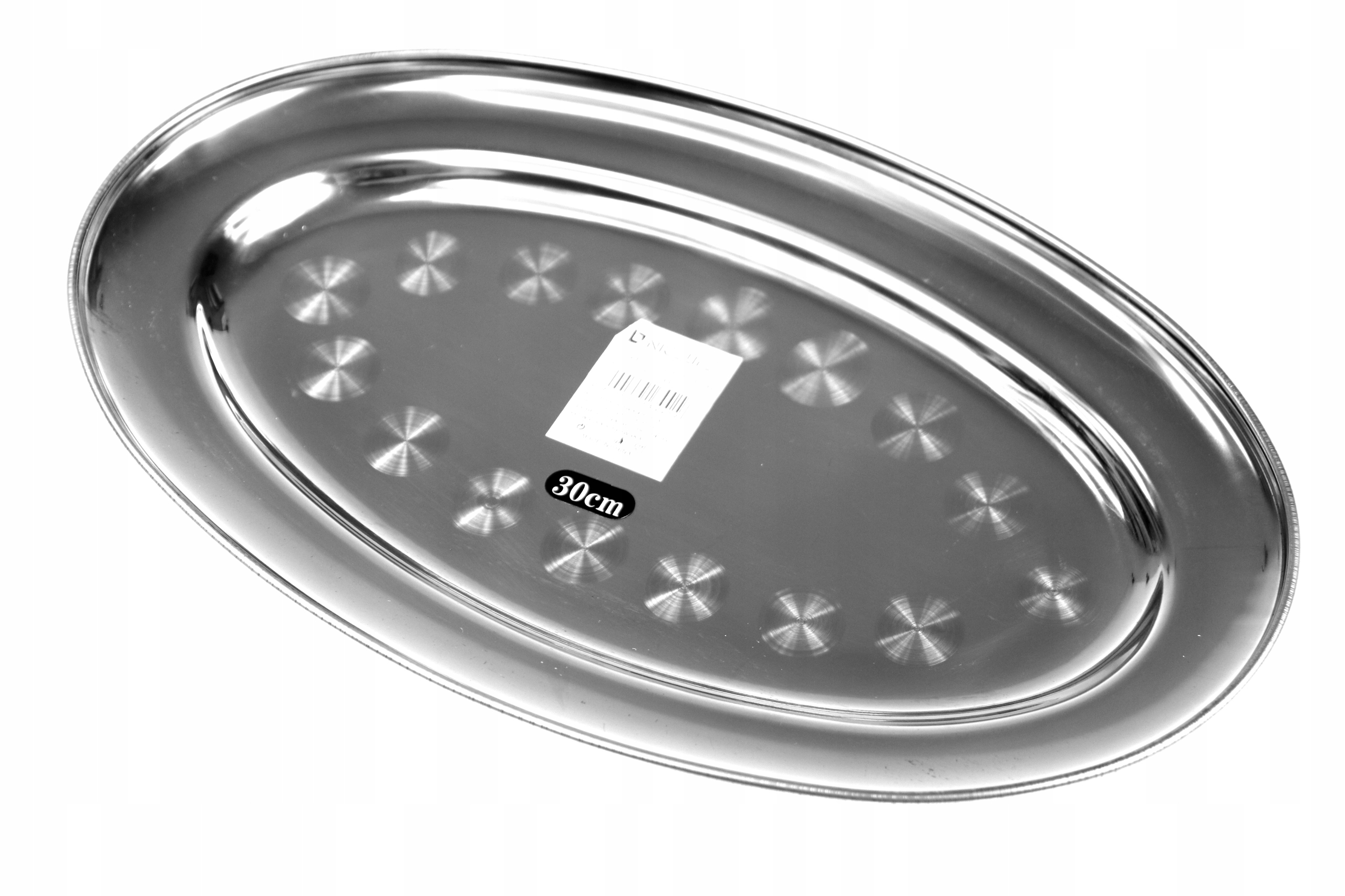 TACA TACKA METALOWA OWALNA NIERDZEWNA 29x18cm TC7