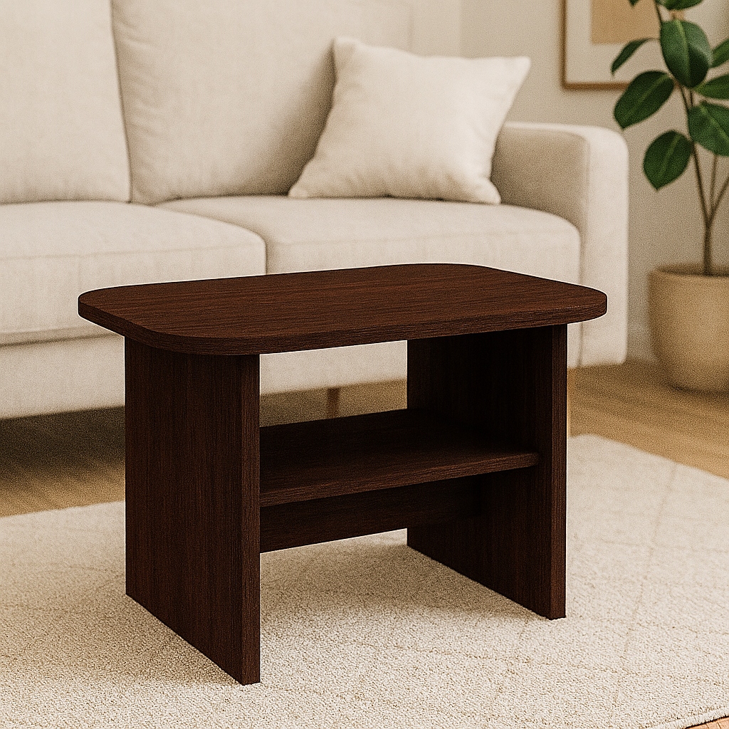 Oválna lavica 69x51 obývačka gaštan wenge