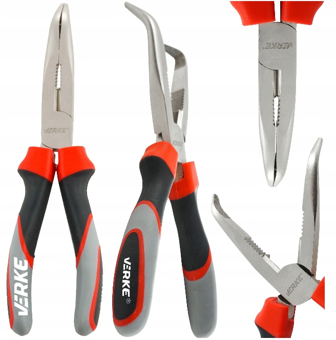 

Szczypce Wydłużone Wygięte 8'' 200 MM Verke