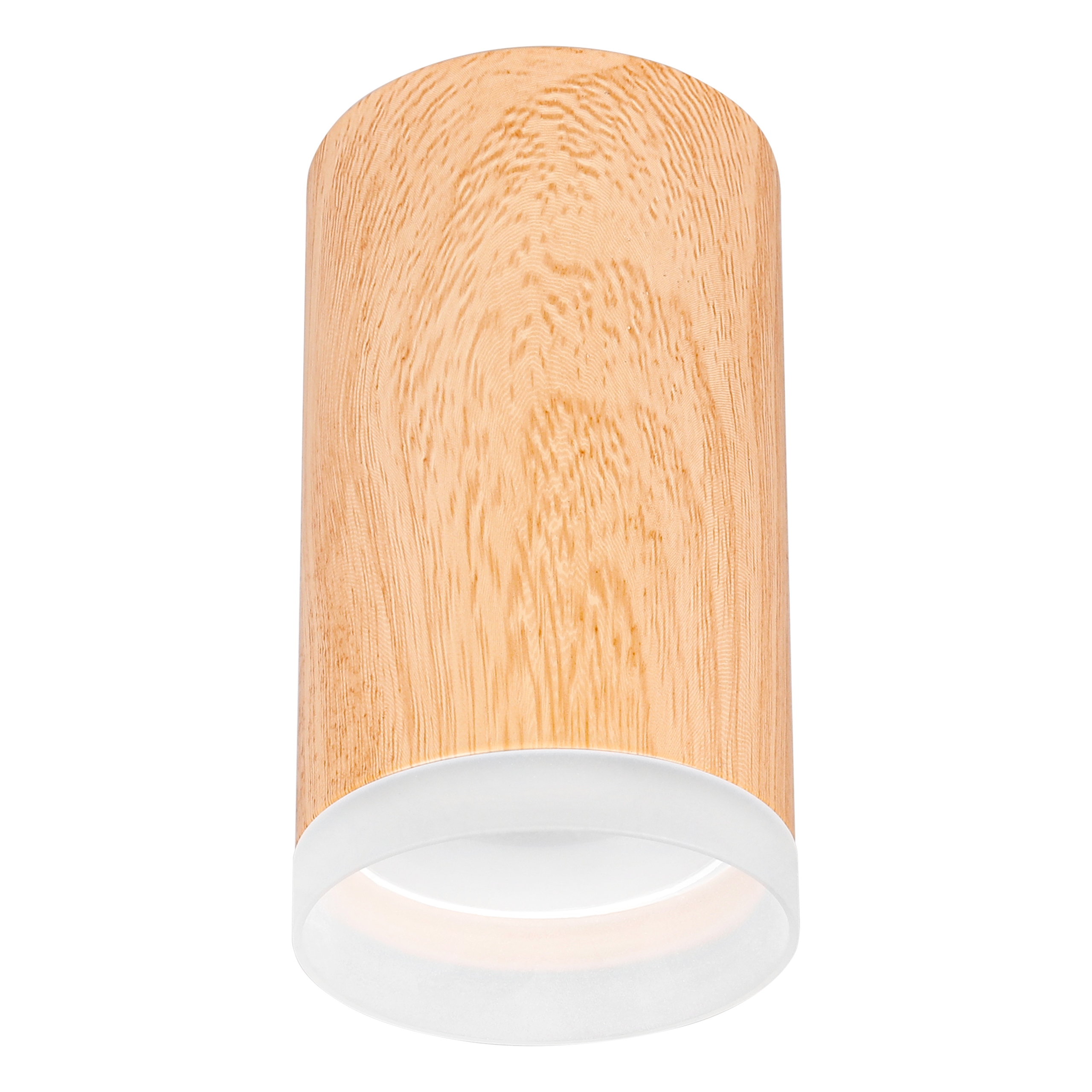 Oprawa Natynkowa GU10 DREWNO Halogenowa Tuba LED sufitowa