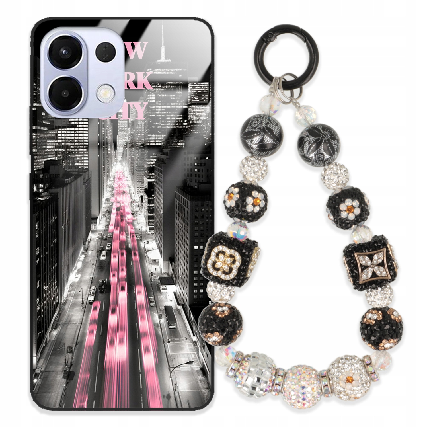 Pouzdro Pro Oppo K13 5G Case Glass| Přívěsek Na Klíče Elegantní Kryt Premium Vzory