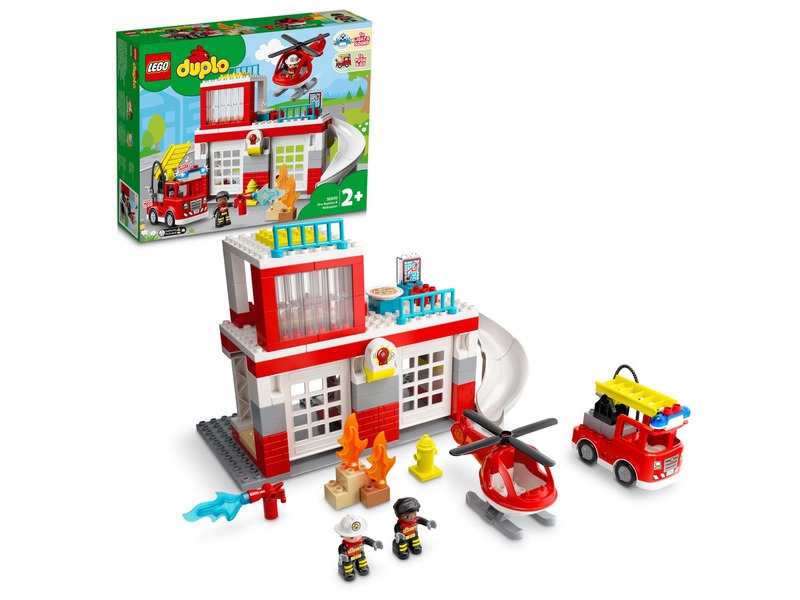 

Lego Duplo Remiza strażacka i helikopter 10970