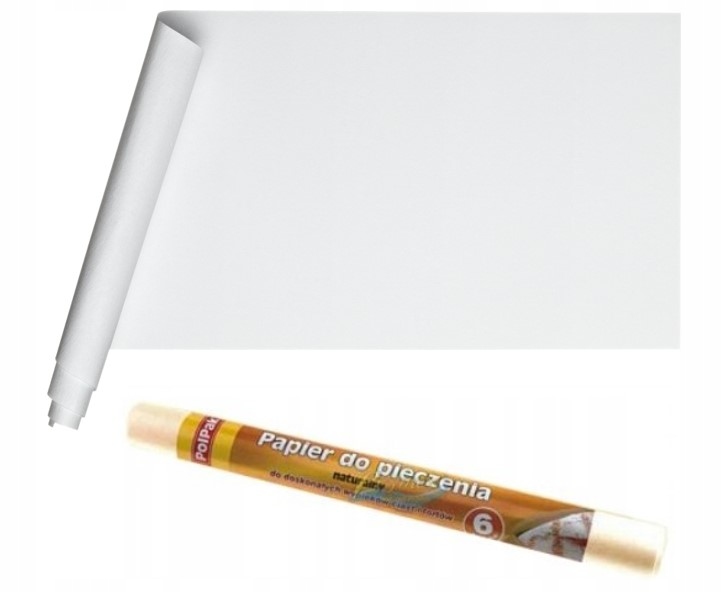 

Papier do pieczenia Polpak rola biały naturalny 6m