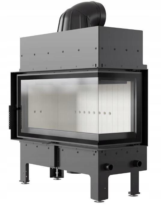 Krbová vložka vzduchová ocelová Floki L pravá 12 kW rohová pro rekuperaci