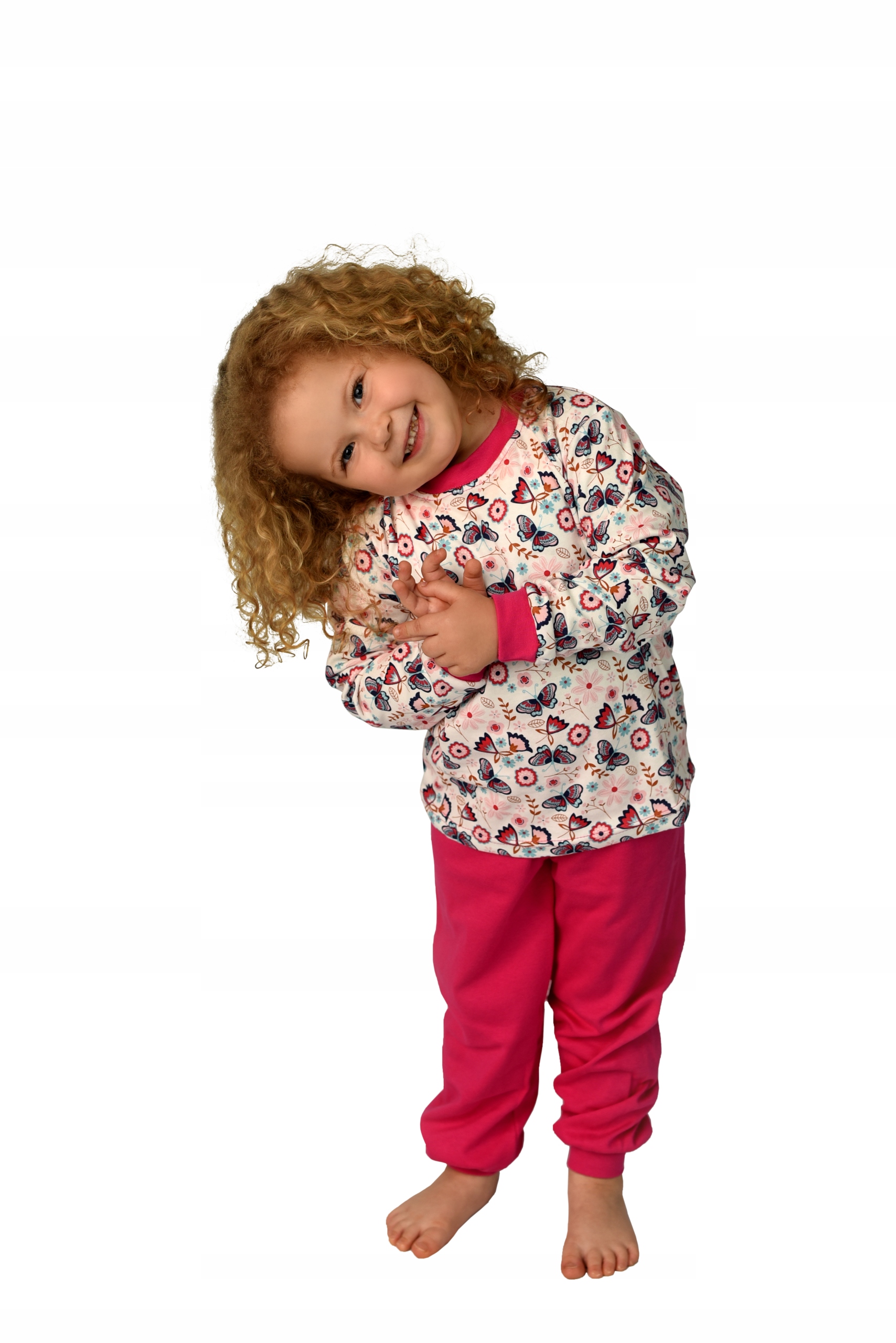 

Piżama piżamka dziecięca Motylki Kwiatki 122