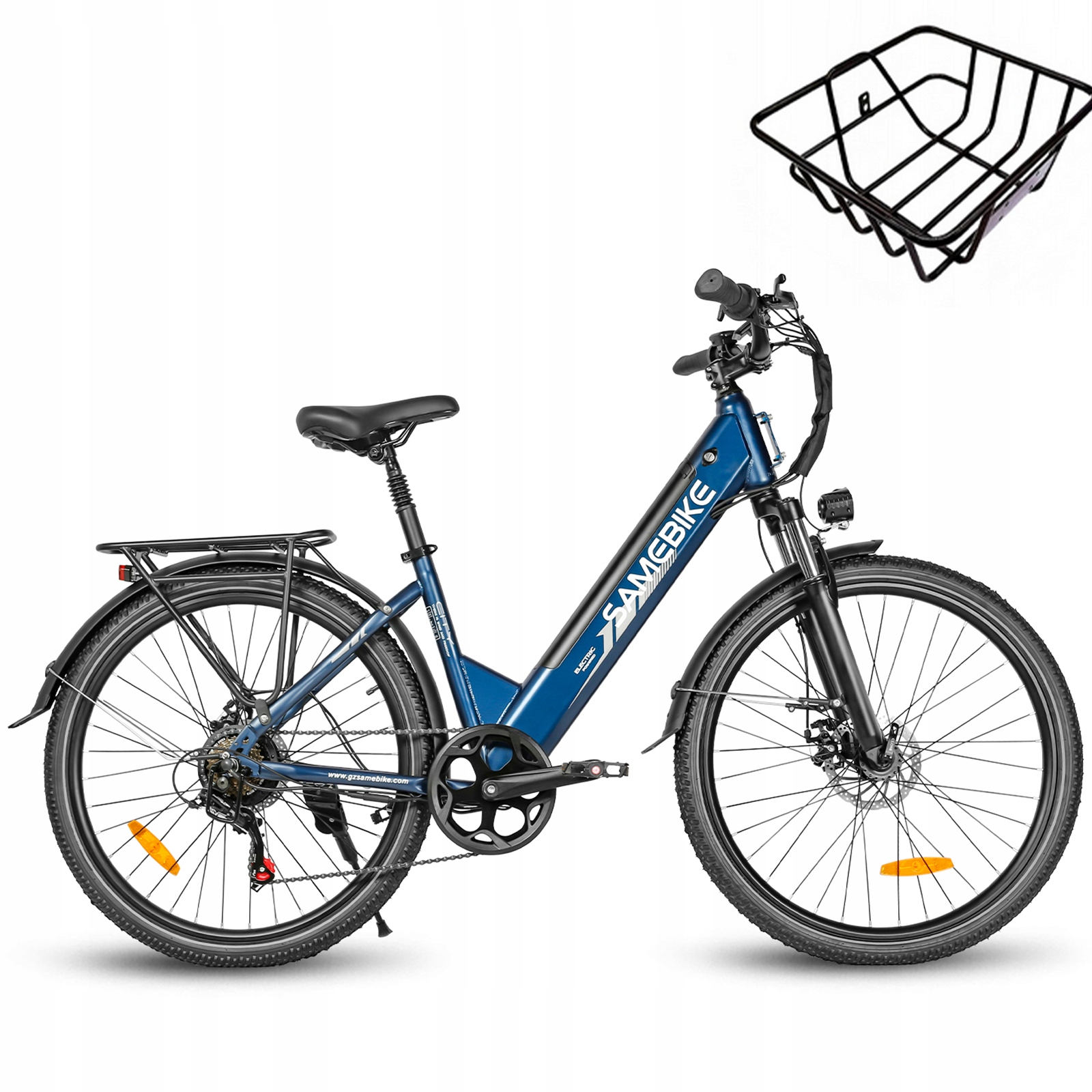 2025 Novinka Samebike RS-A01 Pro Elektrokolo 500W 35KM/H 90KM 15Ah 26*2,1"