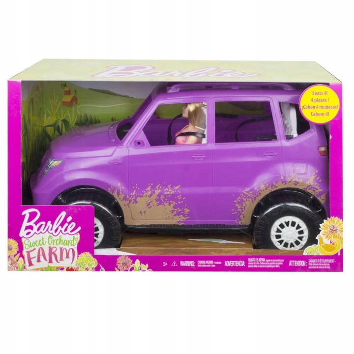 

Mattel Barbie Samochód Suv Lalka GHT18