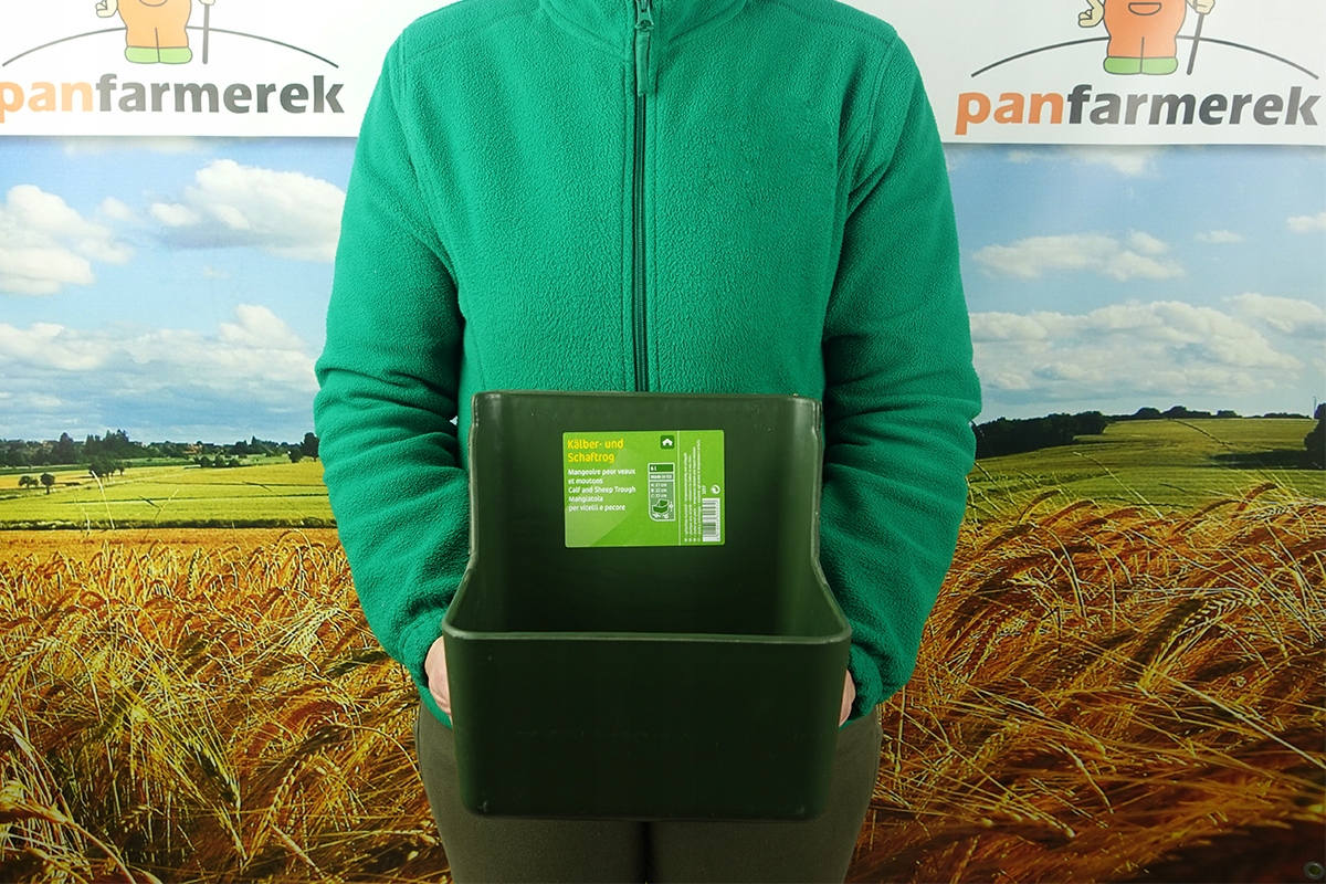 KARMIDŁO KORYTO 6L POIDŁO ŻŁÓB DLA CIELĄT OWIEC kucy Kerbl 6 LTR Marka inny