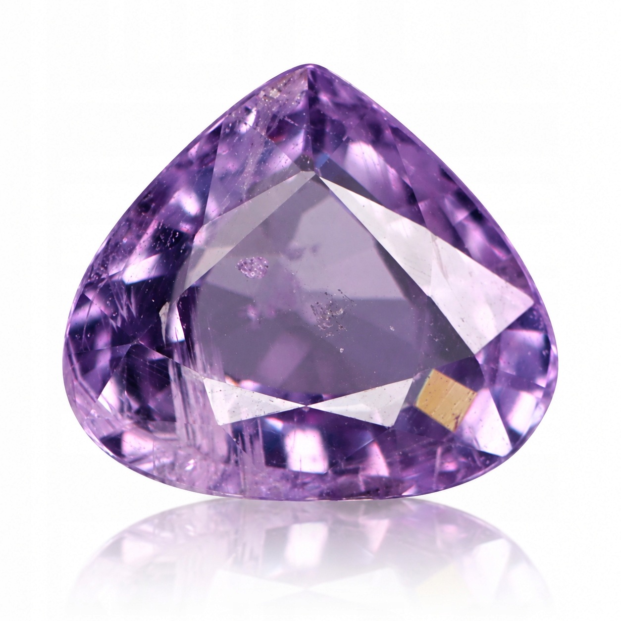 Přírodní Spinel 0.88 ct Lžička Fialová Barma SI2 certifikát Wbd