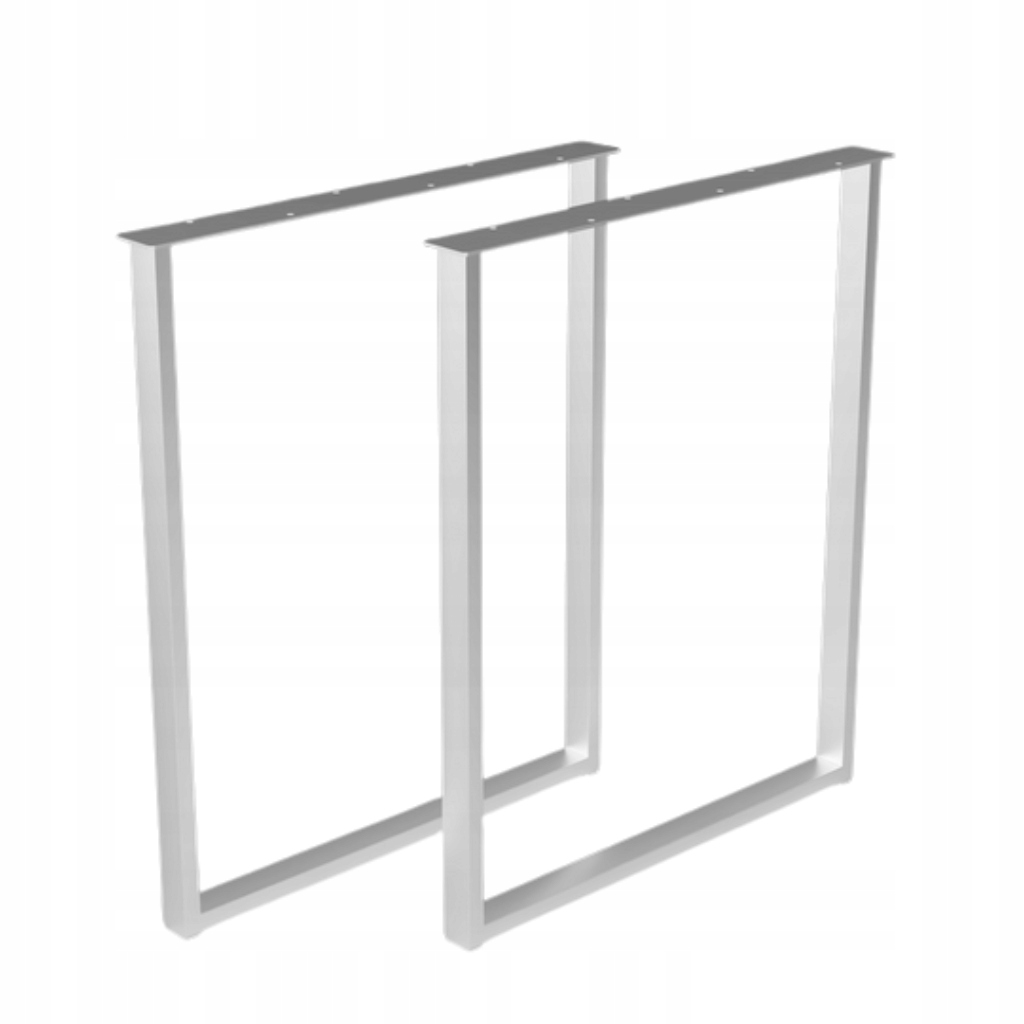 Kovové Nohy Na Stôl Stolíka Loft Moderné 2 Ks Biele 60X72 CM