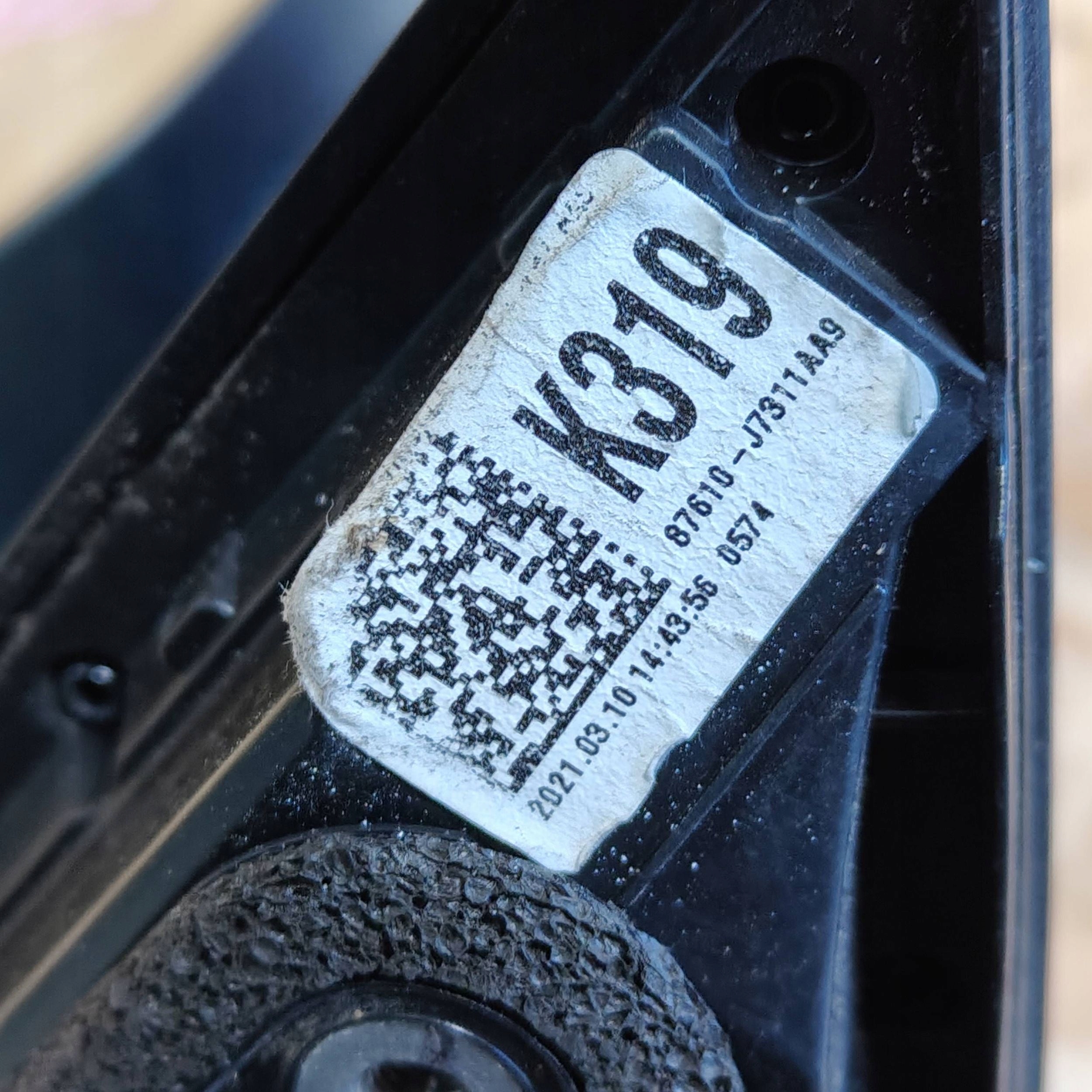 electrics mirror side left side KIA Xceed 87610j7311