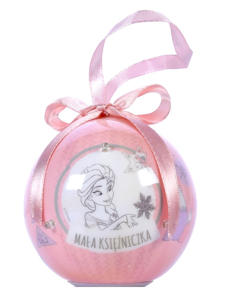 

Bombka Na Choinkę Led Nietłukąca Mała Księżniczka