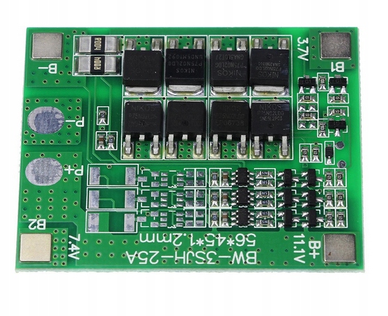Moduł BMS PCM ładowania Li-ion 3S 25A 18650 Producent Inna