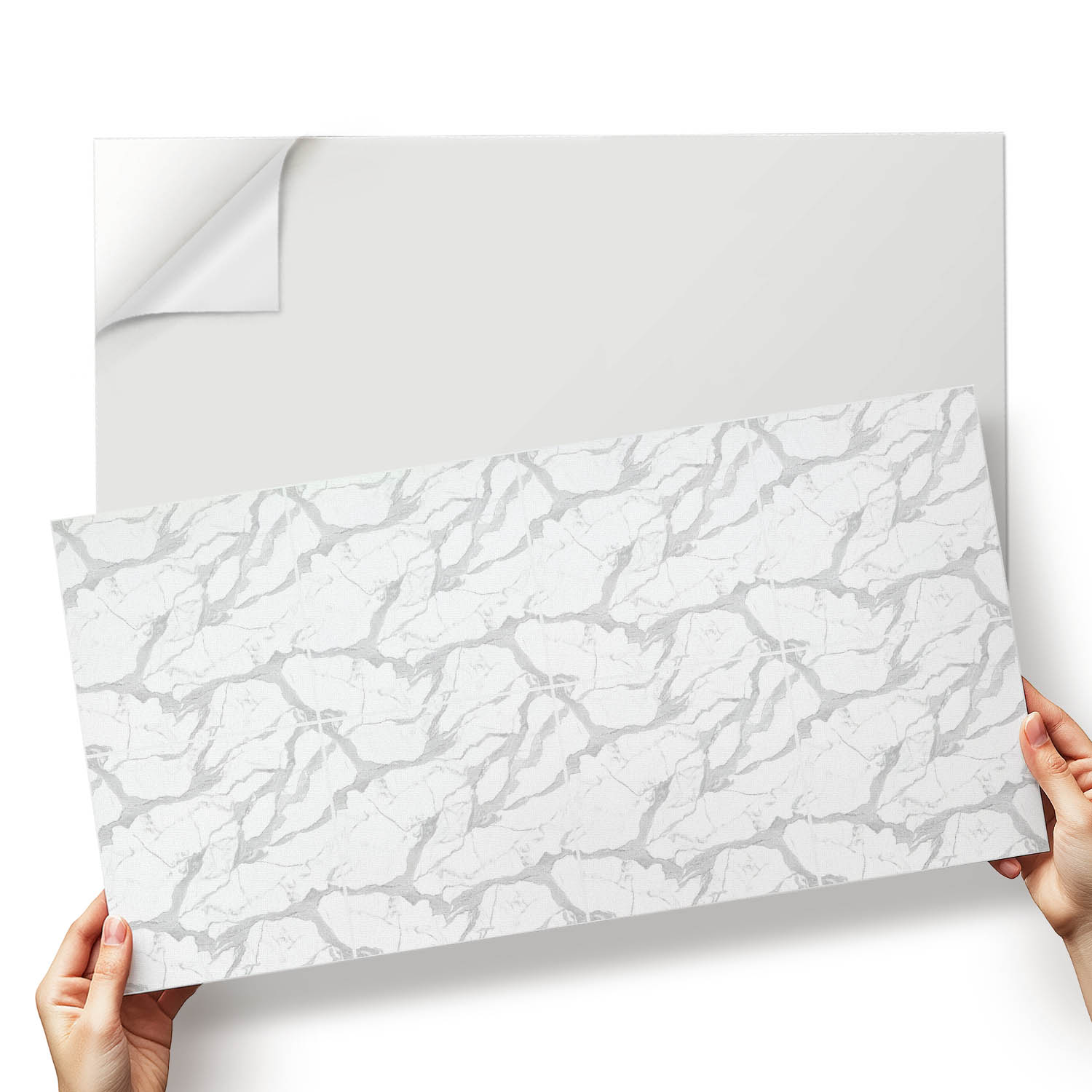 Balíček dlaždic Vinyl Stylový mramorový vzor s jemnými žilkami 6x60x30 cm