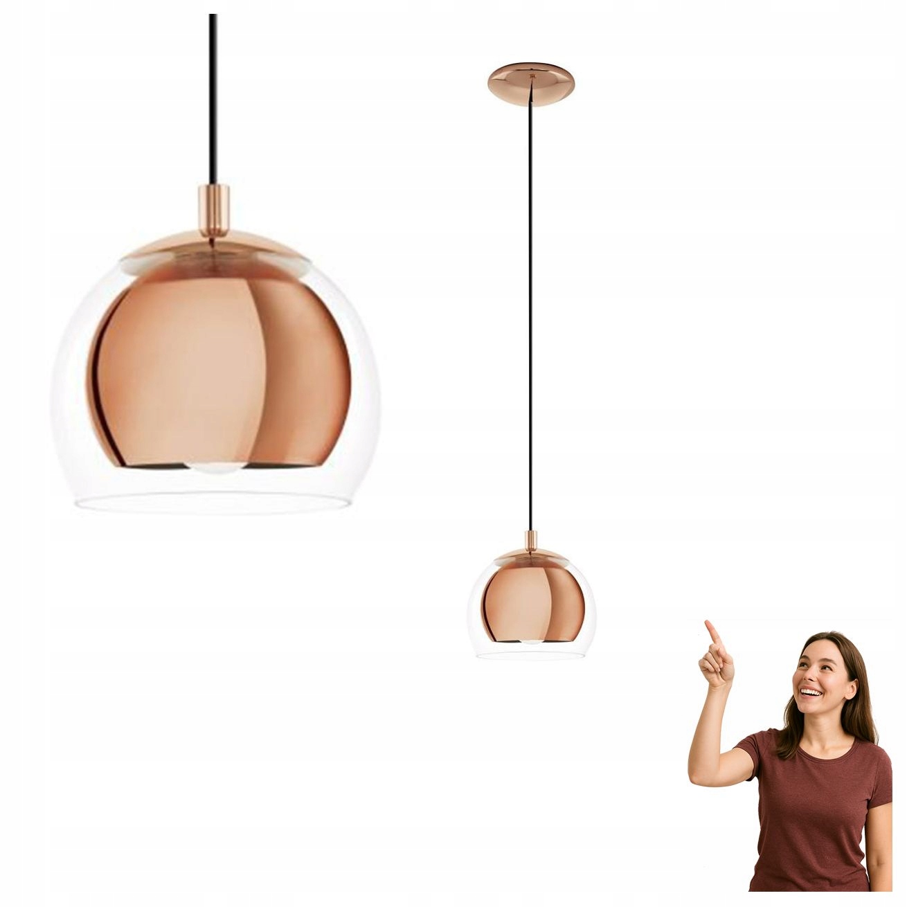 Závesná lampa Rocamar 94589 Eglo