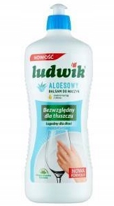 

Ludwik, Płyn do mycia naczyń, aloes, 900 ml