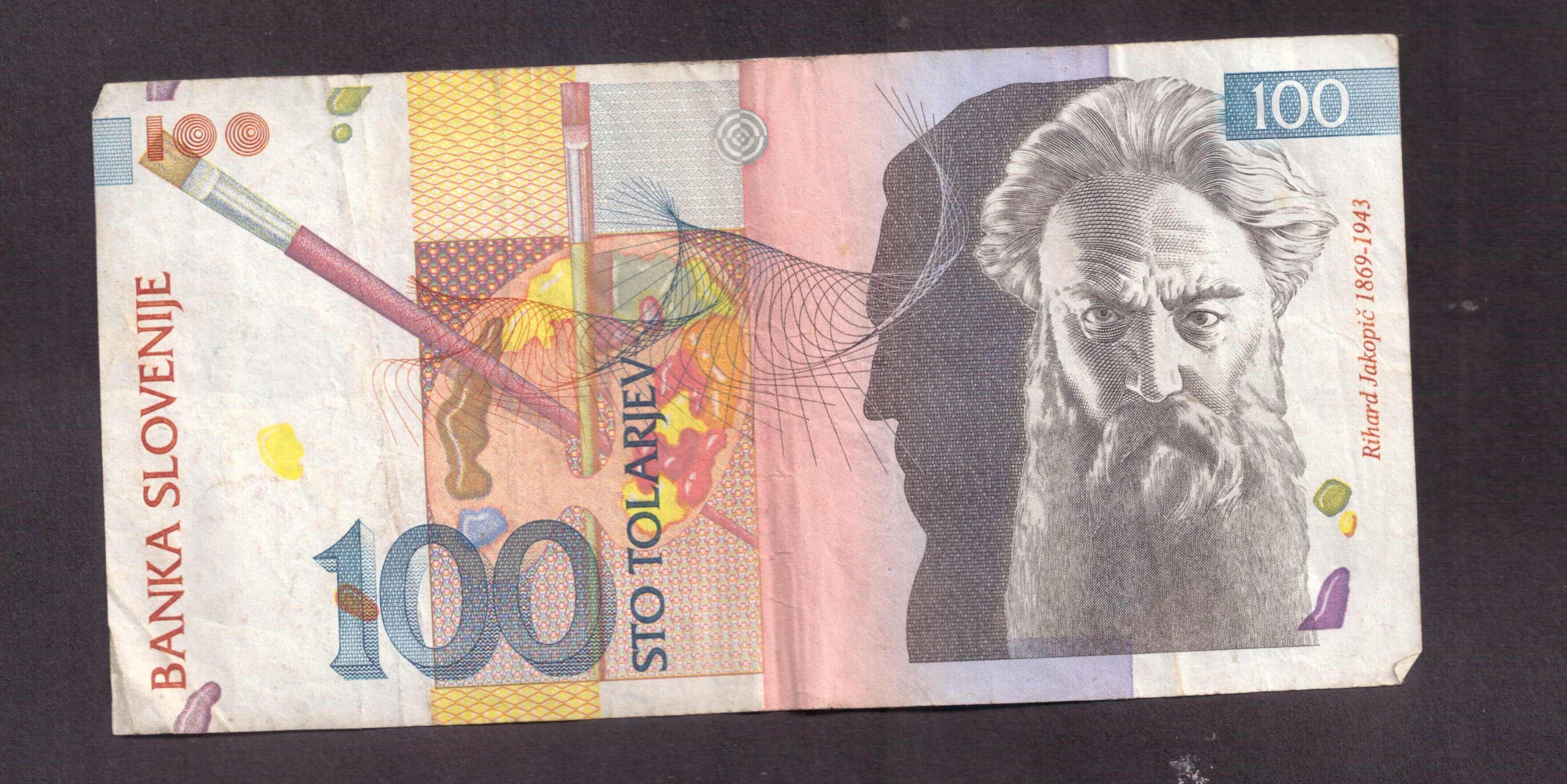 Słowenia - banknot - 100 Tolar 1992 rok