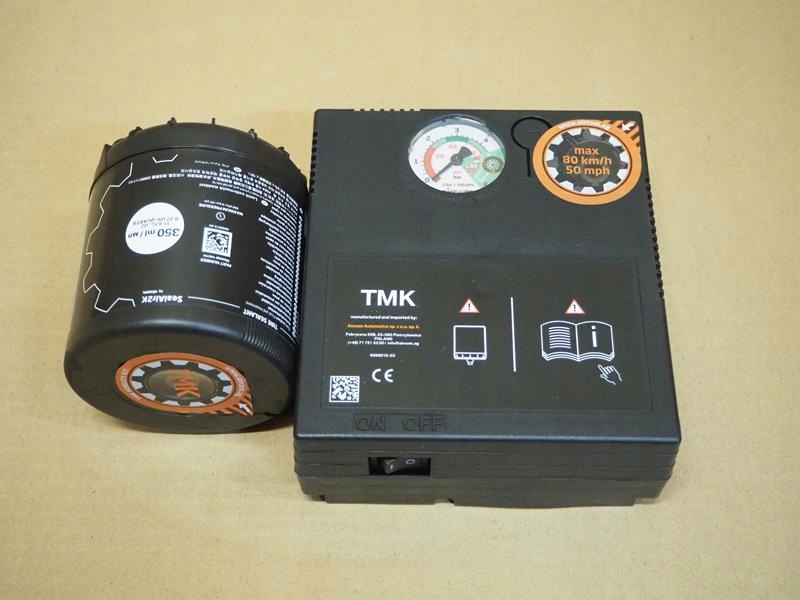 ZESTAW NAPRAWCZY KOŁA KOMPRESOR POMPKA KLEJ TMK