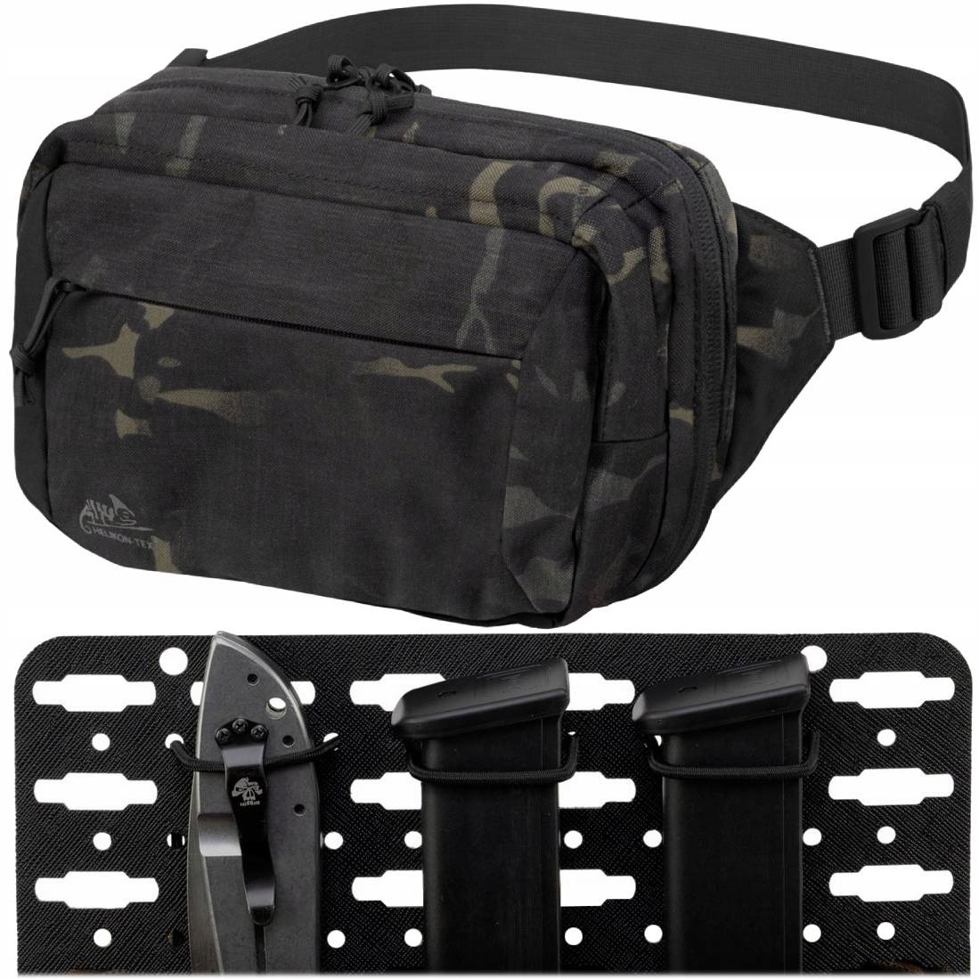 Helikon Ledvinka na zbraň Rat Cordura MultiCam Black