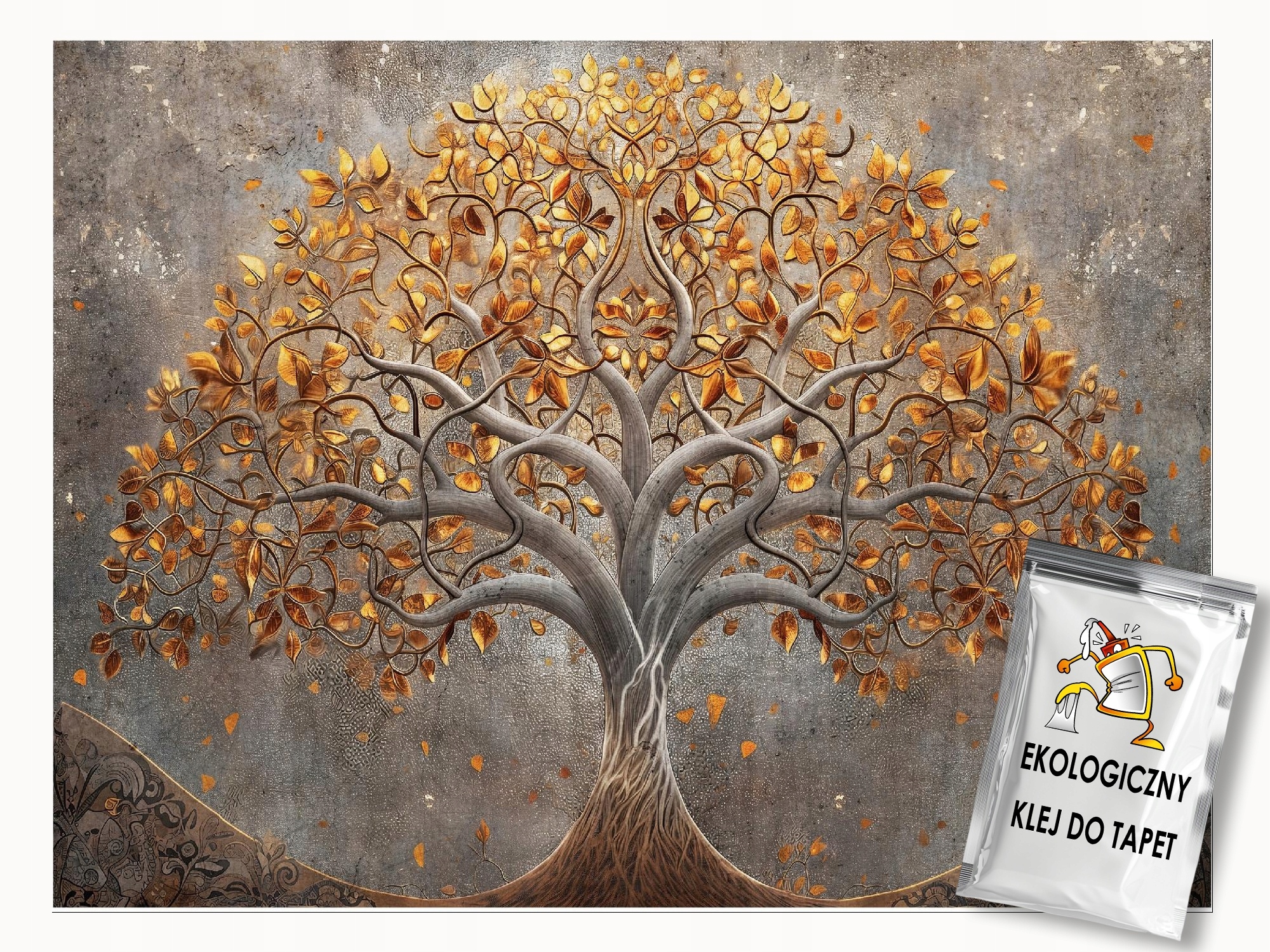 Fototapeta Strom Života Květiny Abstrakce Do Ložnice Obývacího Pokoje Tapeta 250x175