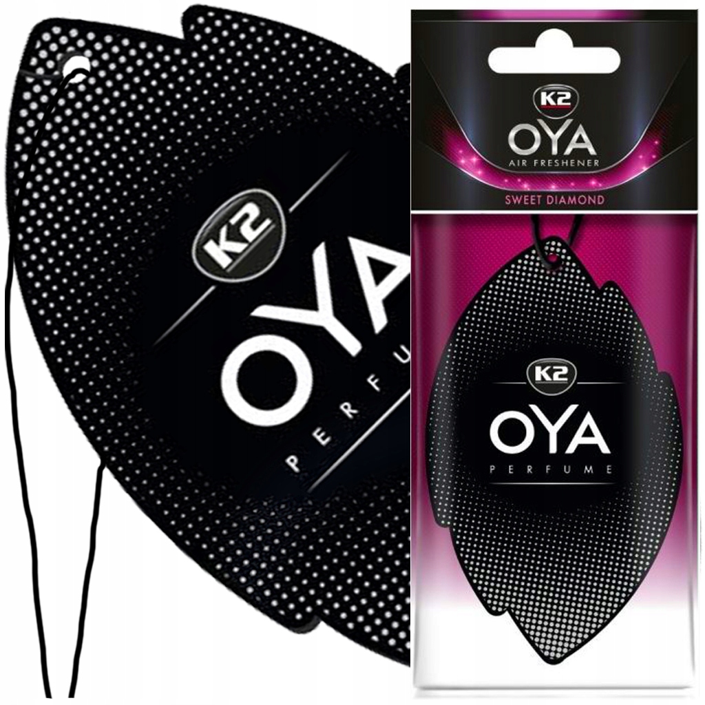 

Zapach samochodowy zawieszka K2 Oya Sweet Diamond
