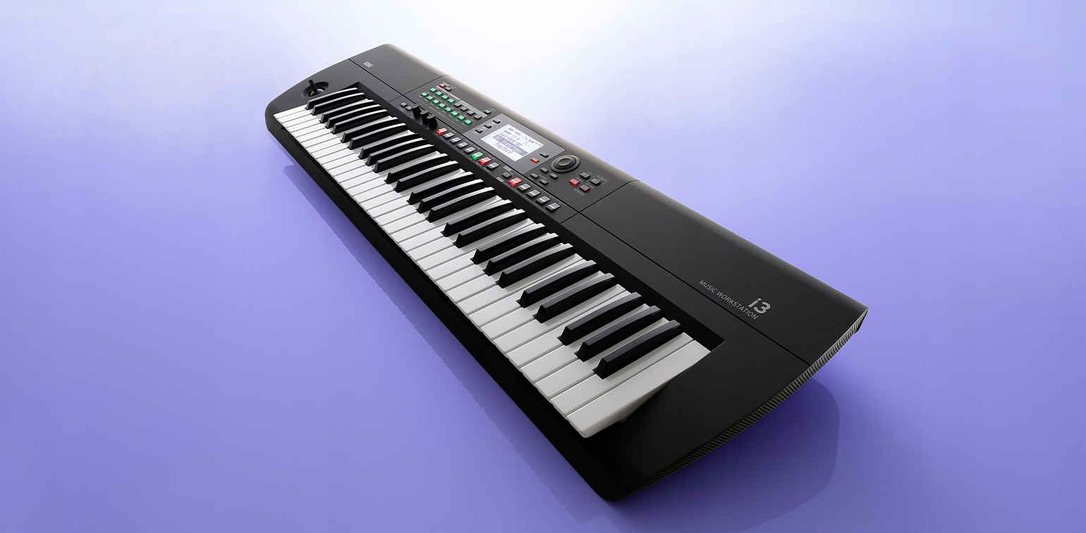 KORG i3 Profesjonalny Keyboard ze Statywem i Ławką Model I3